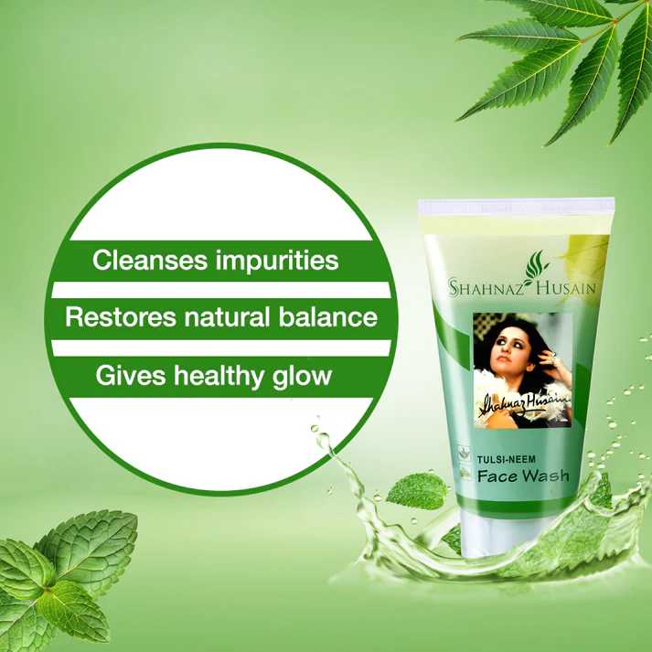 Shahnaz Husain Tulsi Neem Face Wash - Image 2