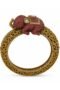 Elephant Motif Ruby Kada Bracelet