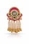 Heritage Golden Ring with Ghungroo - Multicolor