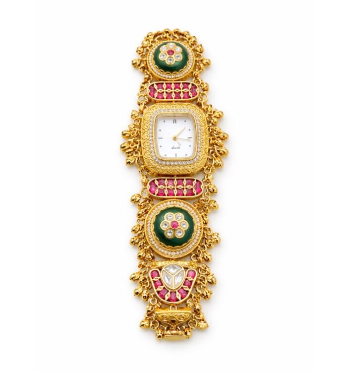Heritage Jewellery Golden Watch – White Dial
