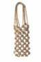Luxury Rhinestone Beaded Mobile Purse - Rose Gold