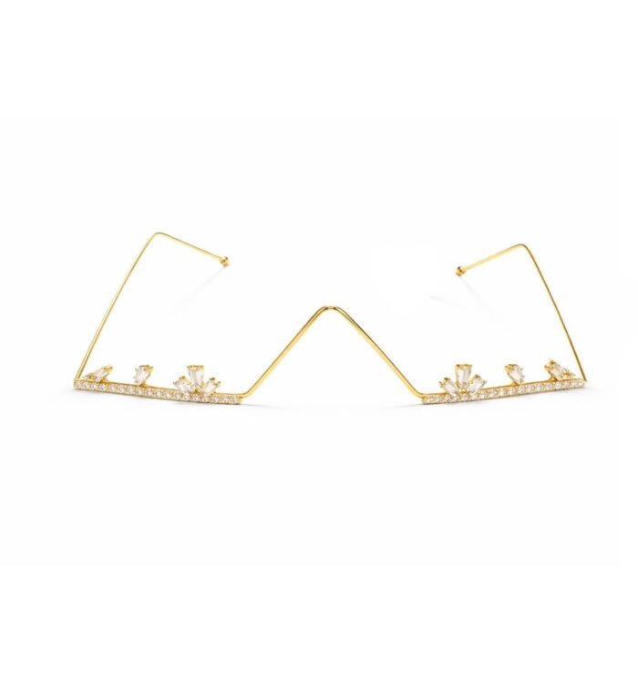 Golden Trending Facelet Eyewear