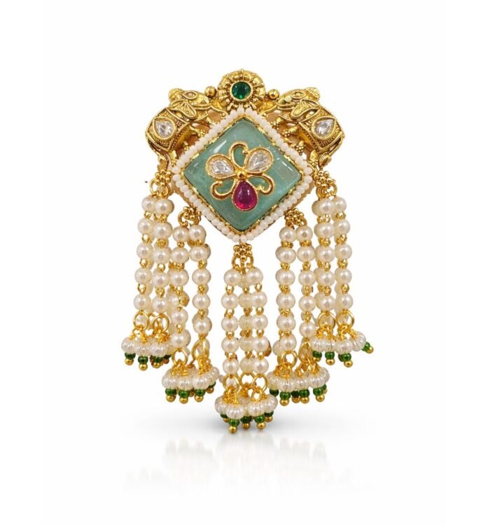 Heritage Golden Ring with Elephant Motifs